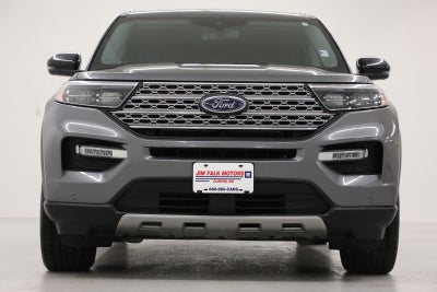 2021 Ford Explorer Limited 4WD Heated Cooled Leather Heated 2nd Row Navigation Adaptive Cruise Remote Start 360 Camera