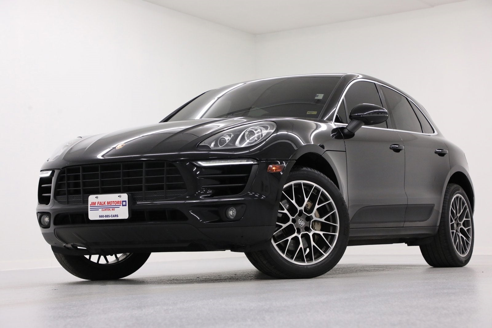 2015 Porsche Macan S AWD Heated Black Leather MBRP Exhaust Tinted 20 Inch Spyder Wheels Bose Navigation