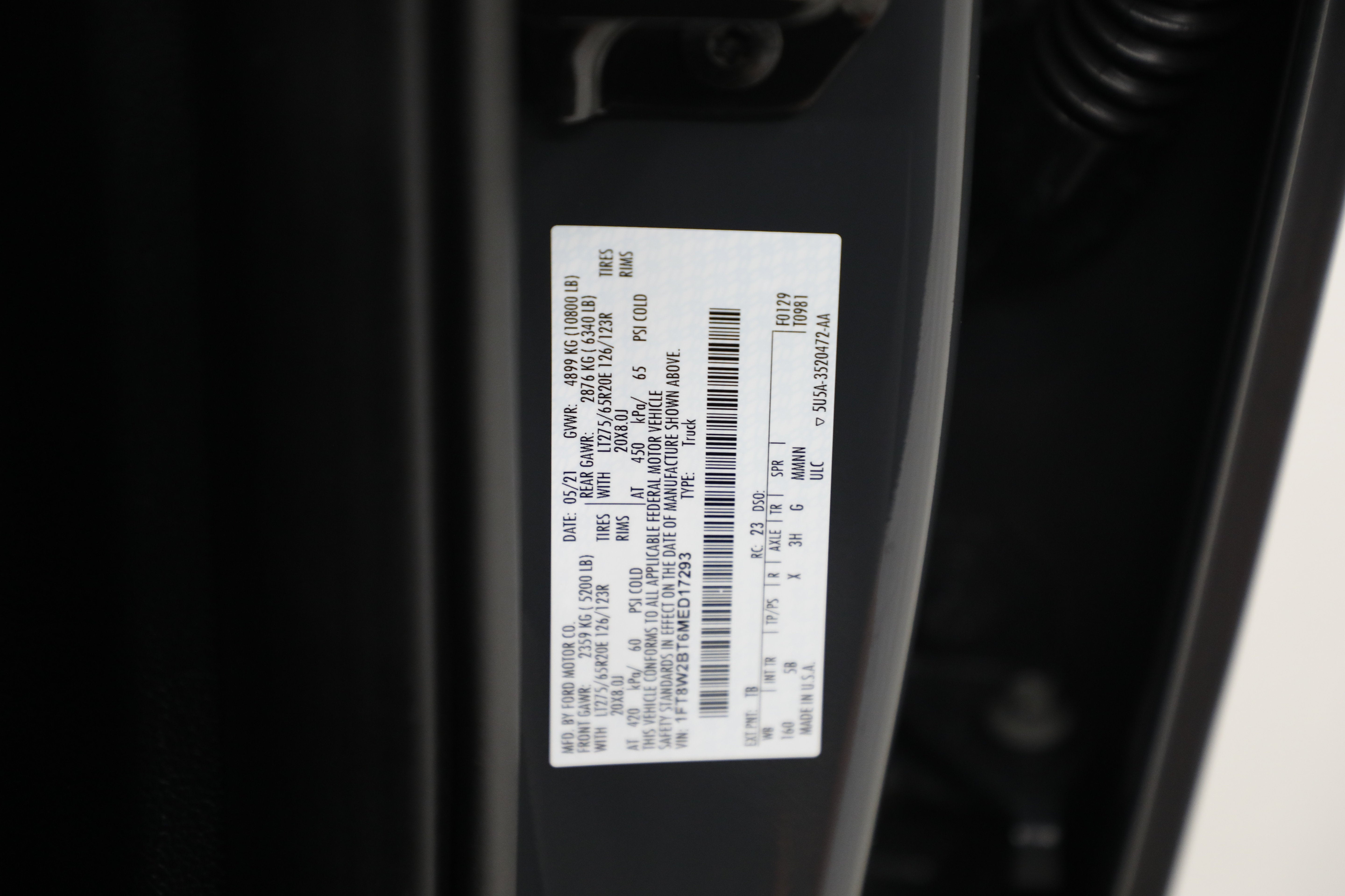2021 Ford Super Duty F-250 SRW XL