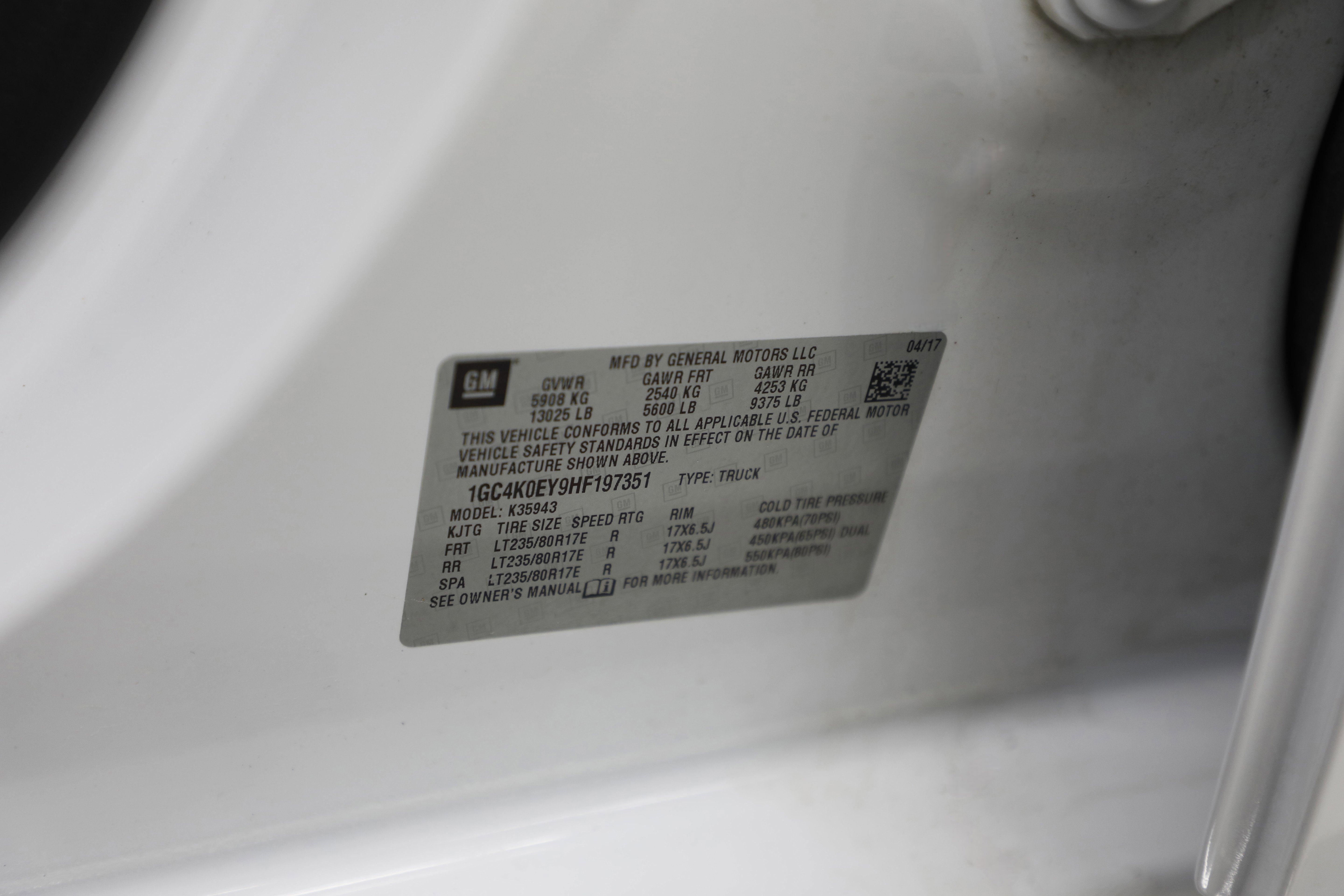 2017 Chevrolet Silverado 3500 HD LTZ