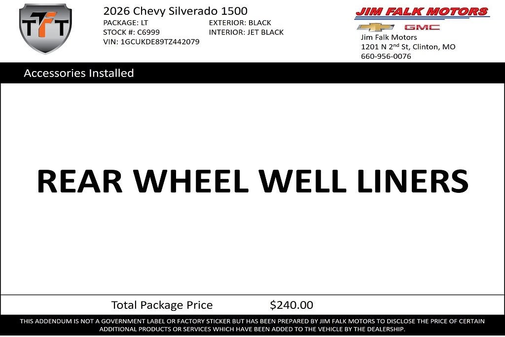 2026 Chevrolet Silverado 1500 LT