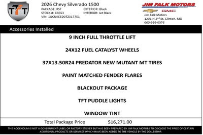2026 Chevrolet Silverado 1500 RST