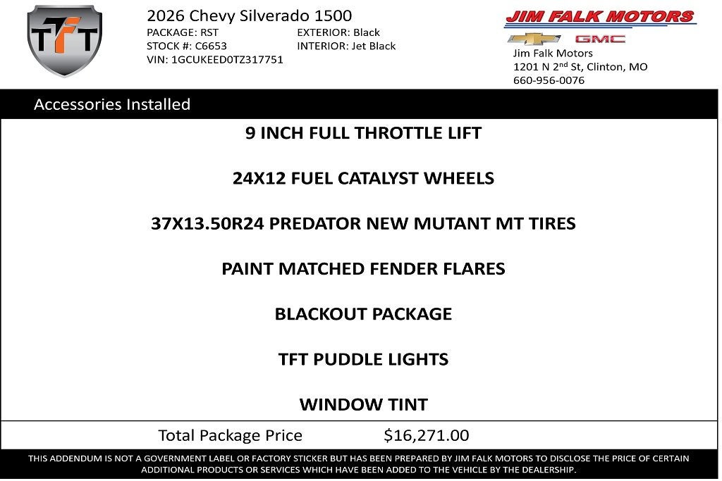 2026 Chevrolet Silverado 1500 RST