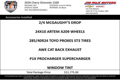 2026 Chevrolet Silverado 1500 RST