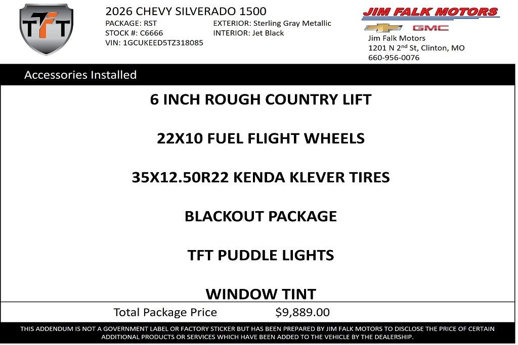 2026 Chevrolet Silverado 1500 RST