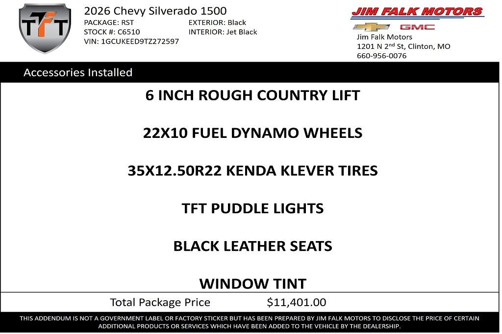 2026 Chevrolet Silverado 1500 RST