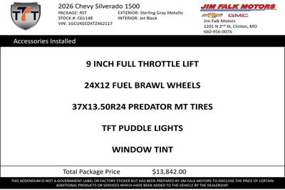 2026 Chevrolet Silverado 1500 RST