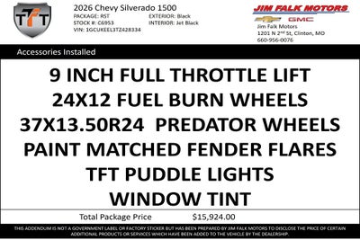 2026 Chevrolet Silverado 1500 RST
