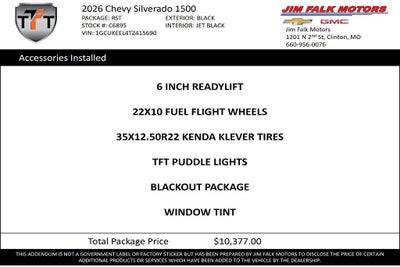 2026 Chevrolet Silverado 1500 RST