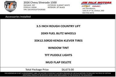 2026 Chevrolet Silverado 1500 RST