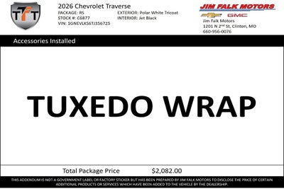 2026 Chevrolet Traverse RS