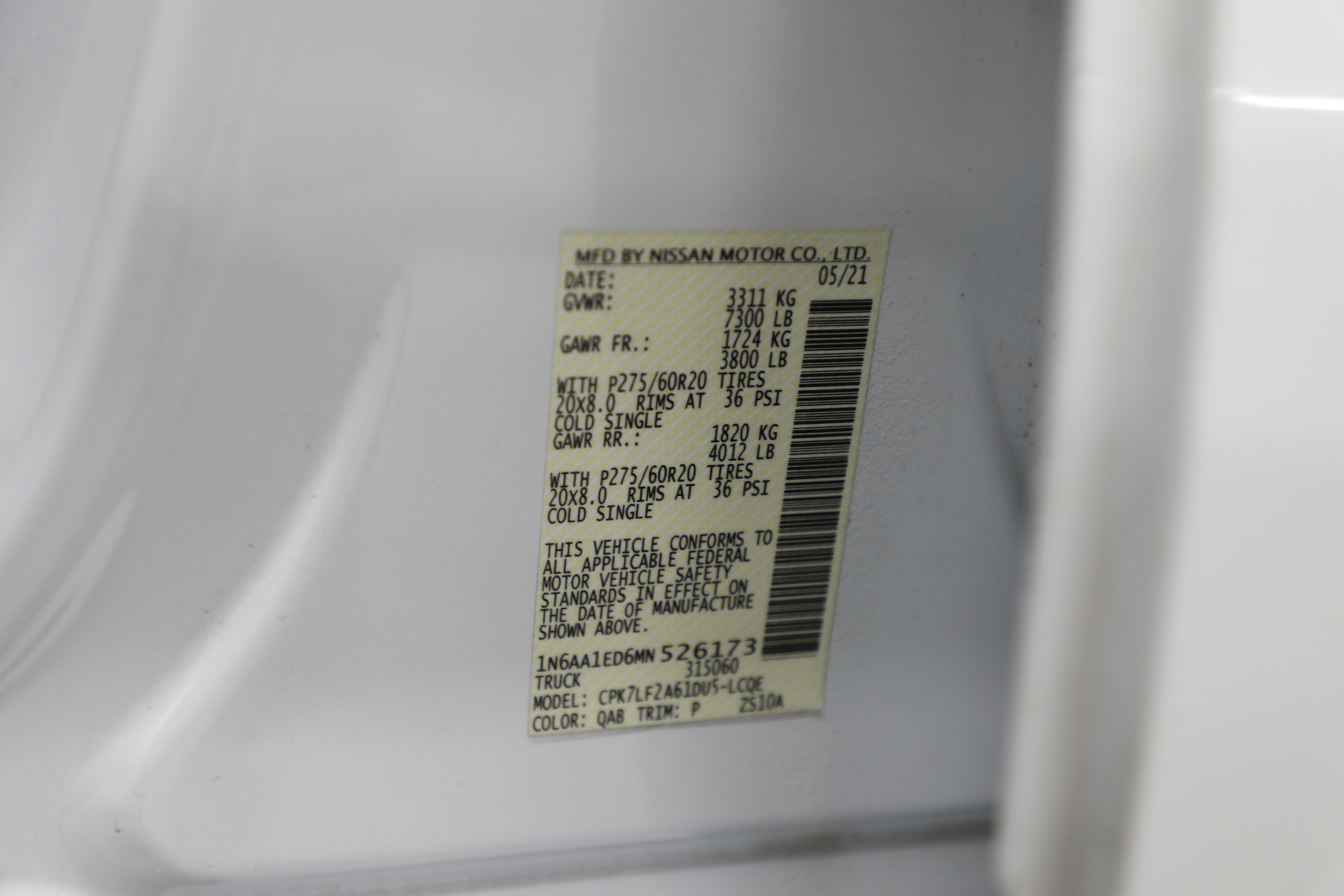 2021 Nissan Titan Platinum Reserve