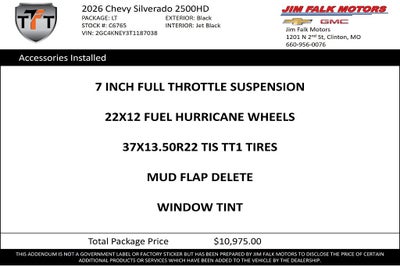 2026 Chevrolet Silverado 2500 HD LT