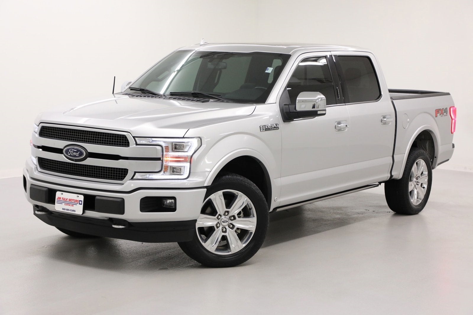 2019 Ford F-150 SuperCrew Platinum FX4 4WD Sunroof Heated Cooled Black Leather Heated Rear Seats 20 Inch Wheels B&amp;O